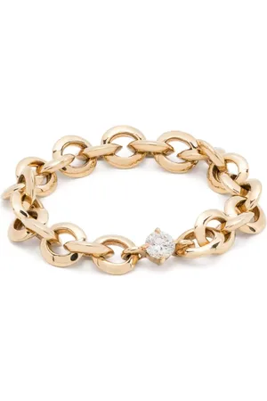 Lizzie Mandler Anillo con cadena Micro en oro de 18kt