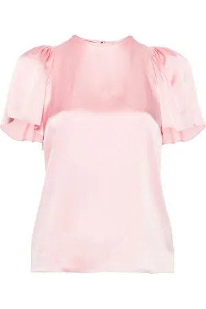 Lanvin Blusa con mangas onduladas