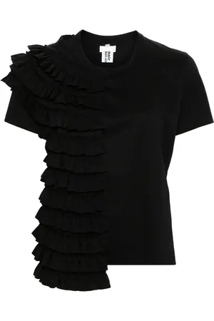 NOIR KEI NINOMIYA Playera con volantes