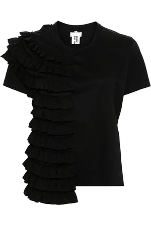 NOIR KEI NINOMIYA Playera con volantes