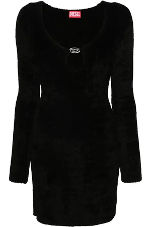 Diesel Vestido M-Coleen con placa del logo