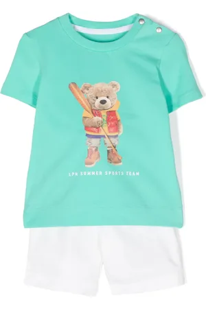 Lapin House Set de shorts con estampado gráfico