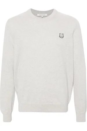 Maison Kitsuné Suéter con parche del logo