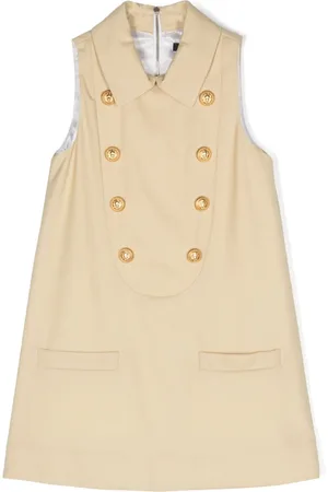 Balmain Vestido corto con moneda grabada