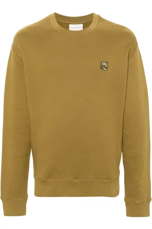 Maison Kitsuné Sudadera con parche del logo