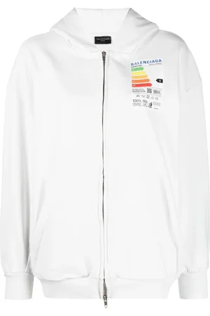 Balenciaga Hoodie con logo estampado en el pecho