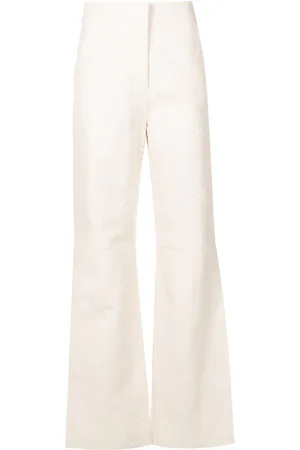 MISCI Pantalones acampanados con tiro alto