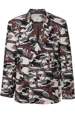 MISCI Blazer con motivo en jacquard