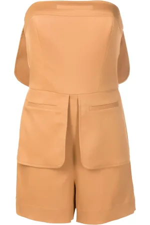 MISCI Jumpsuit corto strapless Thainá