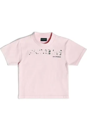 Balenciaga Playera con dibujo a mano