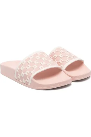 Elisabetta Franchi Flip flops con logo en relieve
