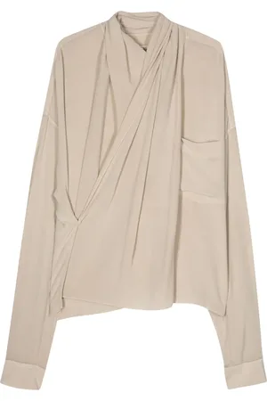 Quira Blusa estilo chal de crepé