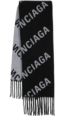 Balenciaga Bufanda con logo en jacquard