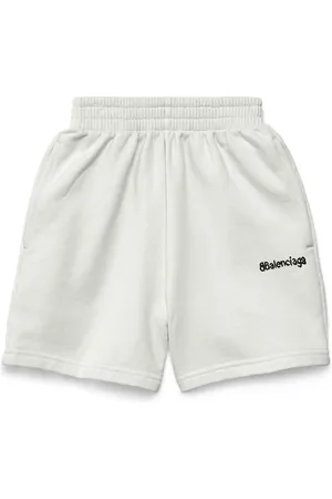 Balenciaga Bermudas con logo estampado
