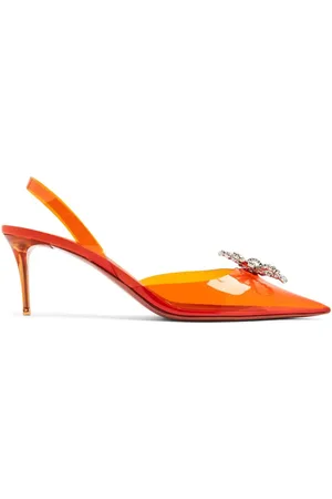 Amina Muaddi Zapatillas Rosie con tacón de 60mm