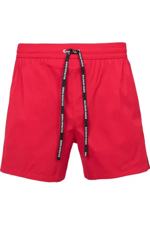 Balmain Shorts de playa con logo estampado