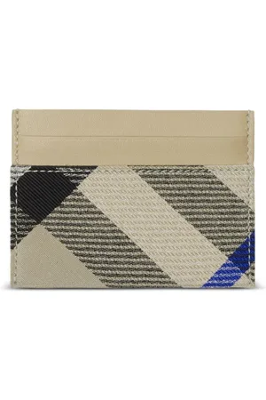 Burberry Tarjetero con motivo de cuadros