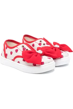 MONNALISA Tenis con fresas estampadas