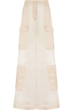Moschino Pantalones de seda anchos