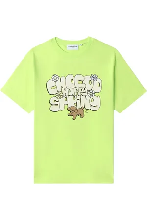 Chocoolate Playera stretch con eslogan estampado