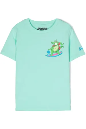 MC2 SAINT BARTH Playera con cocodrilo estampado de x Crypto Puppets®