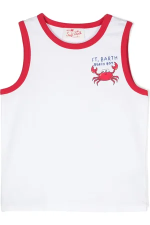 MC2 SAINT BARTH Camiseta con estampado Crab Boy