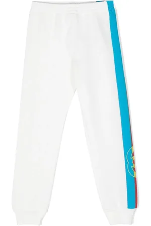 Gucci Pantalones con franja del logo