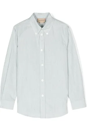 Gucci Camisa con estampado Square G