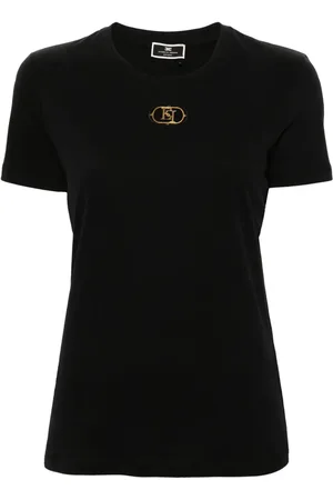 Elisabetta Franchi Playera con aplique del logo