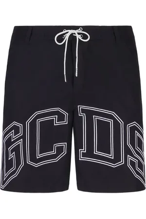 GCDS Shorts de playa con logo estampado