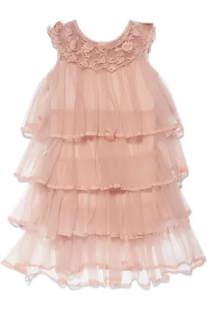 IAME Vestido con capas de tul