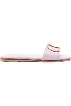 Twin-Set Flip flops con placa del logo