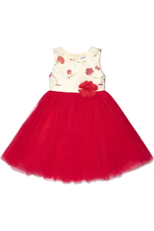 IAME Vestido de tul con estampado floral