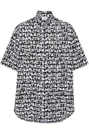 Vetements Camisa con logo estampado