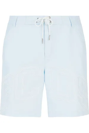 GCDS Shorts de playa con logo estampado