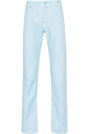 Jacob Cohen Pantalones tapered con motivo de espiga