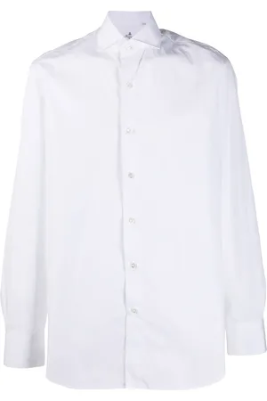 Finamore Camisa slim manga larga