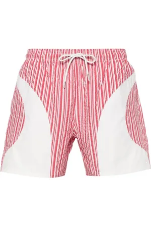 Gimaguas Shorts de playa con rayas estampadas