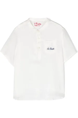 MC2 SAINT BARTH Camisa con logo bordado