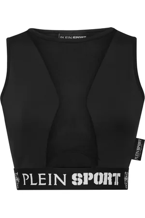 Philipp Plein Top corto con paneles