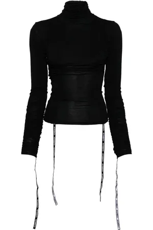 Vetements Top con cuello vuelto
