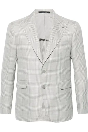 TAGLIATORE Blazer con estampado de cuadros príncipe de Gales