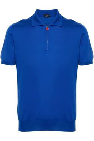 Kiton Playera tipo polo con cierre