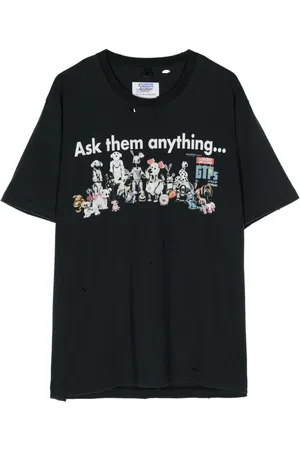 DOUBLET Playera con estampado gráfico Today de x PZ