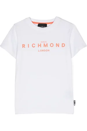 John Richmond Playera con logo estampado