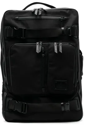 Makavelic Mochila con cierre y aplique del logo