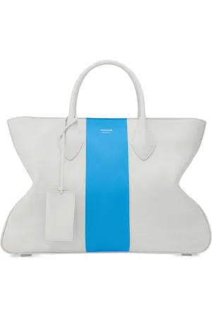 Salvatore Ferragamo Tote grande con motivo de rayas