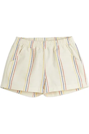 Mini Rodini Shorts con pretina elástica y motivo de rayas