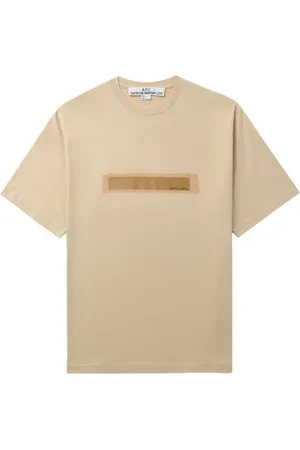A.P.C. Playera con estampado geométrico