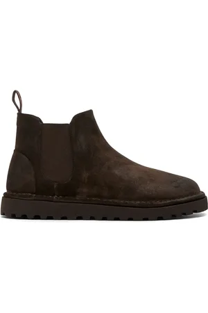 MARSÈLL Botines de gamuza con paneles